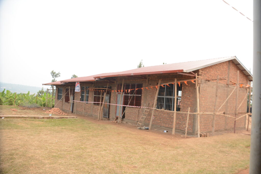 Three classrooms constructed