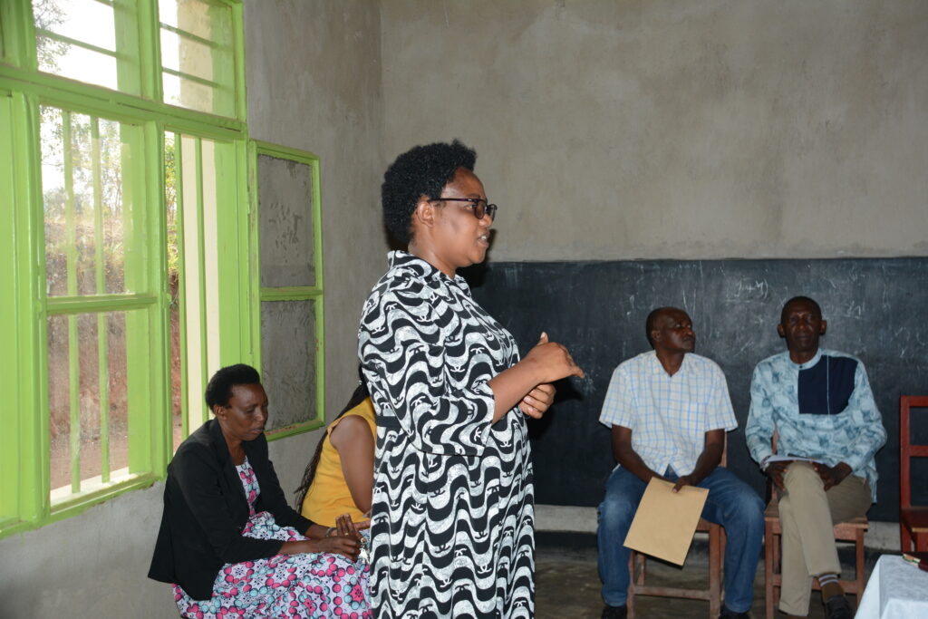 the Vice Mayor in charge of Social Affairs of Kamonyi District
